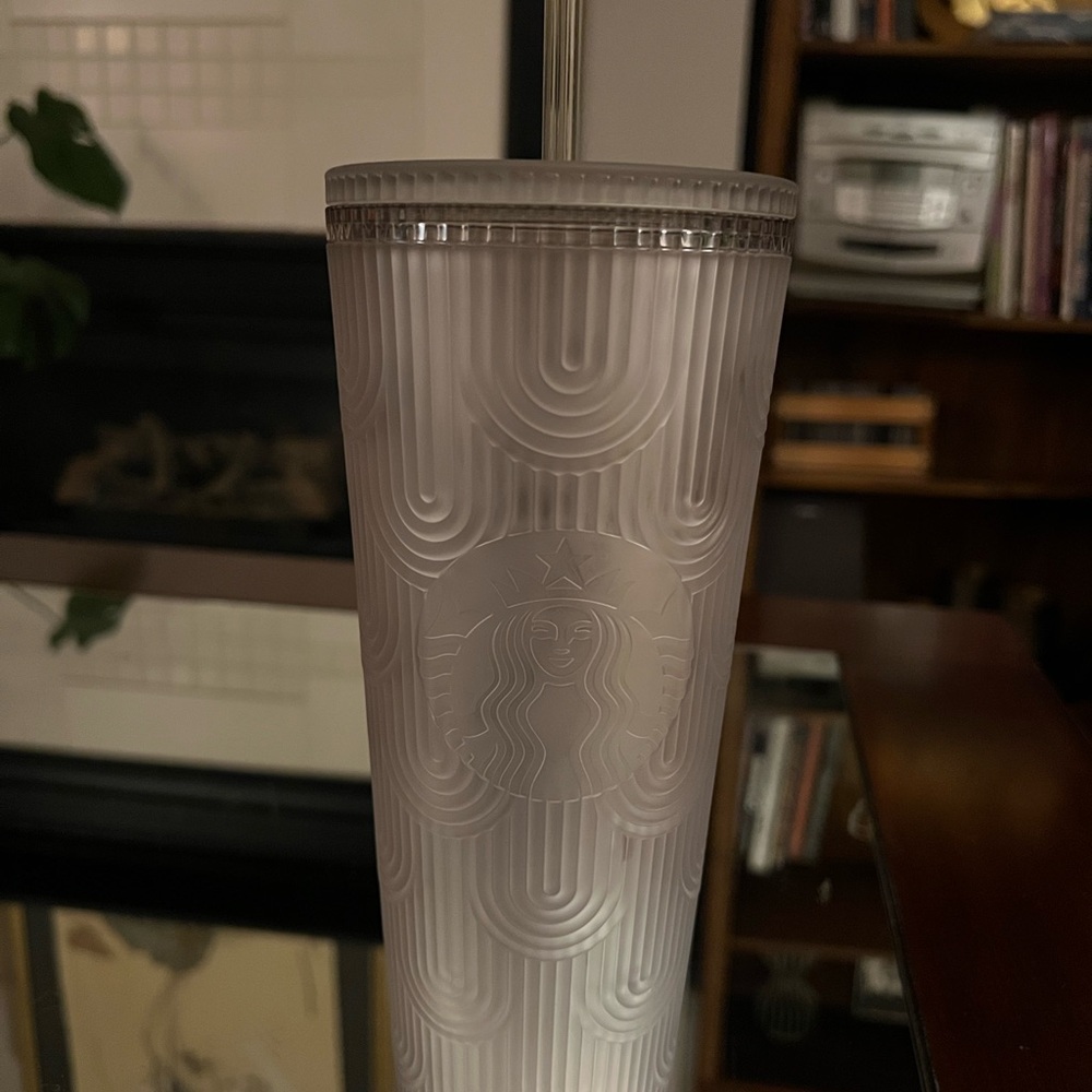 Starbucks Venti - Fall 2024 Clear Soft Touch Cold Cup Tumbler 24oz NWB VHTF